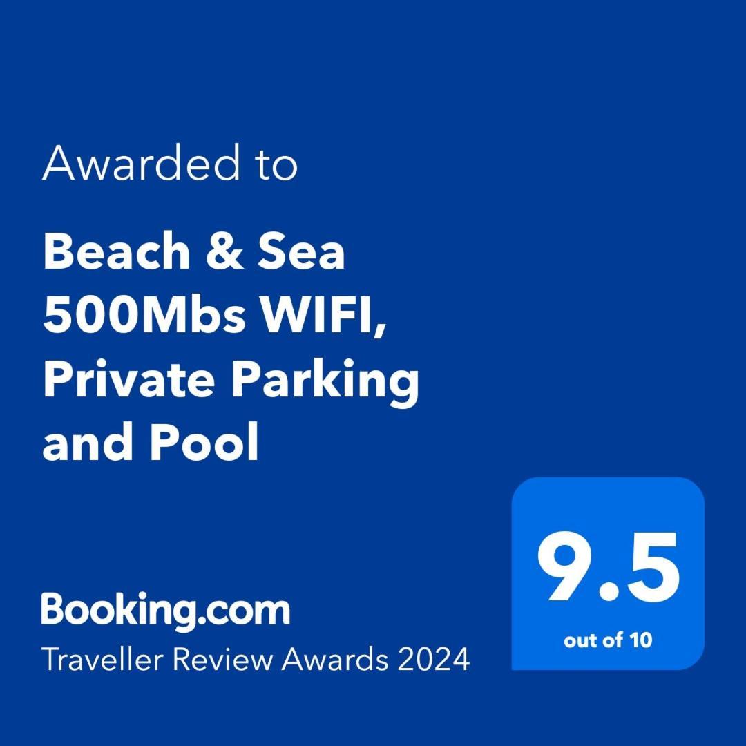 Beach & Sea Apt, Fast Wifi, Airco, Private Parking And Pool Portimao Bagian luar foto